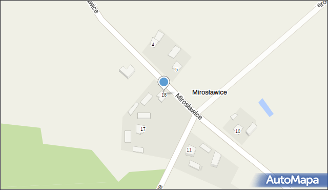 Mirosławice, Mirosławice, 18, mapa Mirosławice