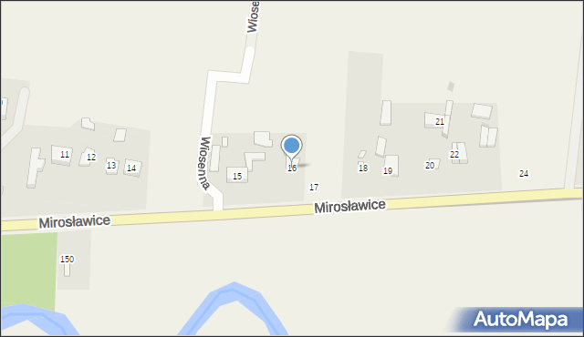 Mirosławice, Mirosławice, 16, mapa Mirosławice