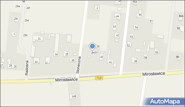 Mirosławice, Mirosławice, 37, mapa Mirosławice