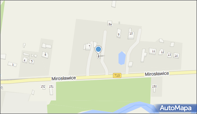 Mirosławice, Mirosławice, 8, mapa Mirosławice