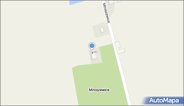 Miroszewice, Miroszewice, 8, mapa Miroszewice