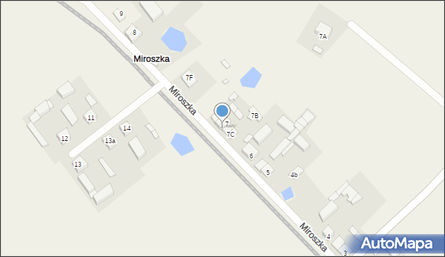 Miroszka, Miroszka, 7D, mapa Miroszka