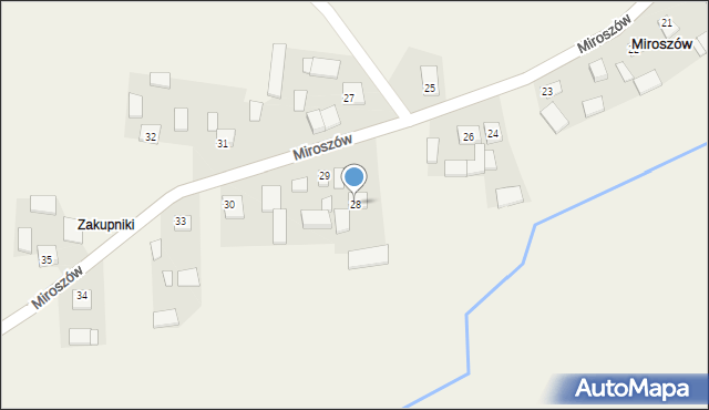 Miroszów, Miroszów, 28, mapa Miroszów