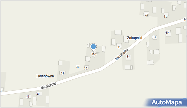 Miroszów, Miroszów, 36A, mapa Miroszów