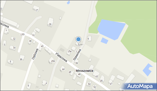 Miroszowice, Miroszowice, 15b, mapa Miroszowice