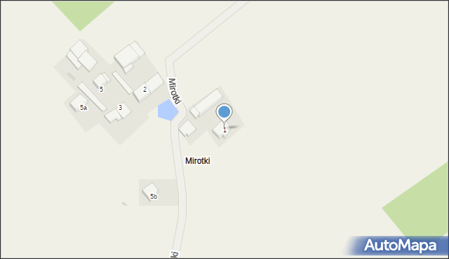 Mirotki, Mirotki, 1, mapa Mirotki