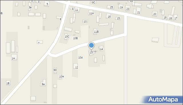 Mirów, Mirów, 13, mapa Mirów