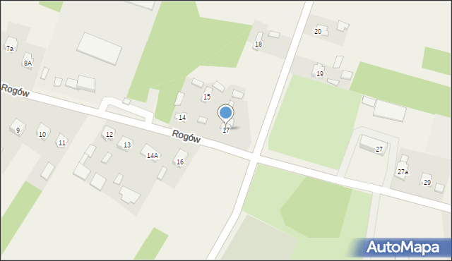 Mirów Stary, Mirów Stary, 17, mapa Mirów Stary