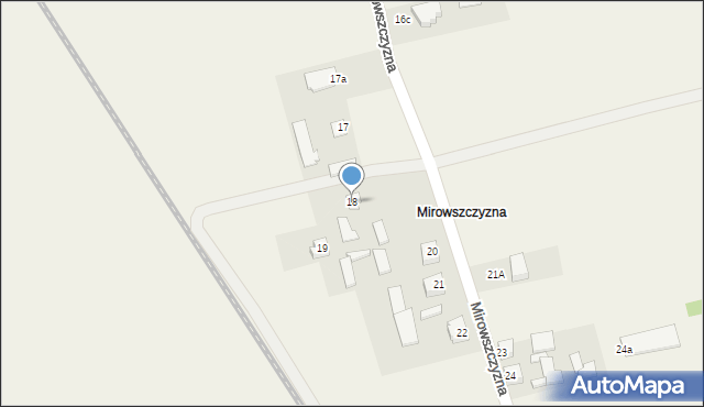 Mirowszczyzna, Mirowszczyzna, 18, mapa Mirowszczyzna