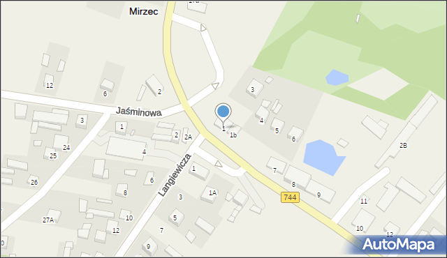 Mirzec, Mirzec-Majorat, 1, mapa Mirzec