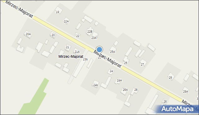 Mirzec, Mirzec-Majorat, 23, mapa Mirzec