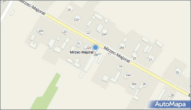 Mirzec, Mirzec-Majorat, 23b, mapa Mirzec