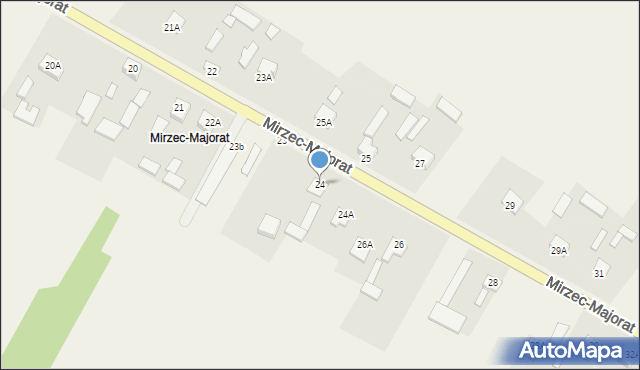 Mirzec, Mirzec-Majorat, 24, mapa Mirzec