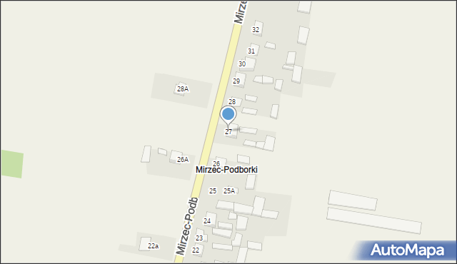 Mirzec, Mirzec-Podborki, 27, mapa Mirzec