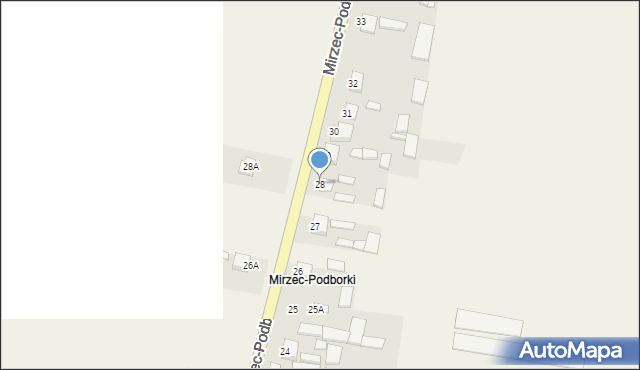 Mirzec, Mirzec-Podborki, 28, mapa Mirzec