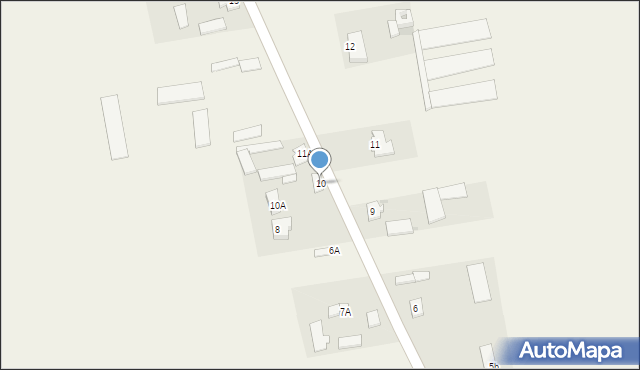 Mistrzewice, Mistrzewice, 10, mapa Mistrzewice