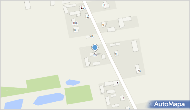 Mistrzewice, Mistrzewice, 7A, mapa Mistrzewice