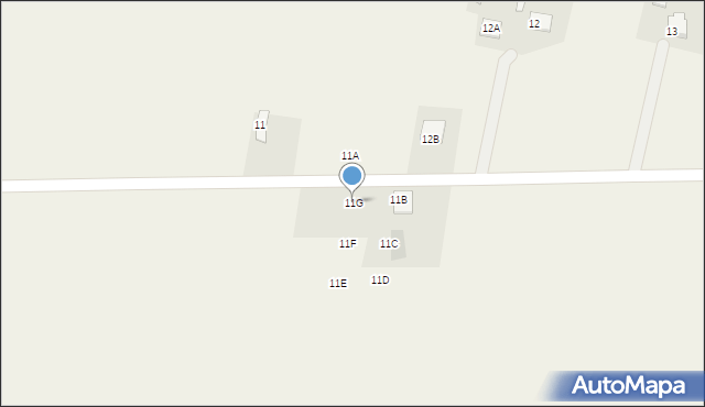 Miszewko-Stefany, Miszewko-Stefany, 11G, mapa Miszewko-Stefany