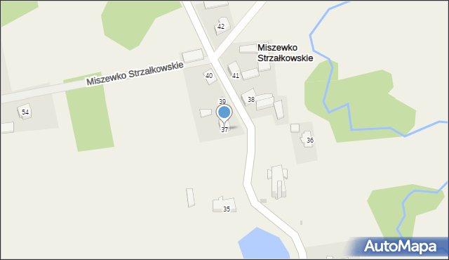 Miszewko Strzałkowskie, Miszewko Strzałkowskie, 37, mapa Miszewko Strzałkowskie