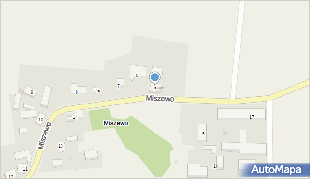 Miszewo, Miszewo, 5, mapa Miszewo