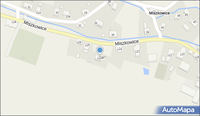 Miszkowice, Miszkowice, 112A, mapa Miszkowice