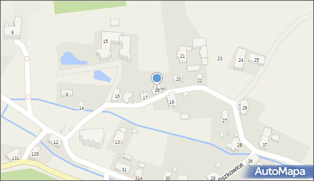 Miszkowice, Miszkowice, 18, mapa Miszkowice