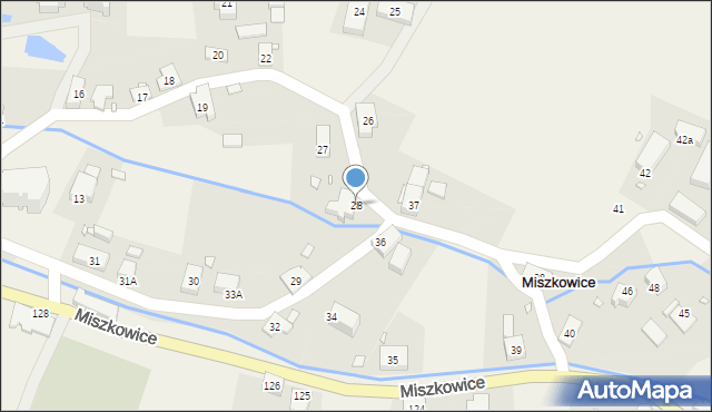 Miszkowice, Miszkowice, 28, mapa Miszkowice