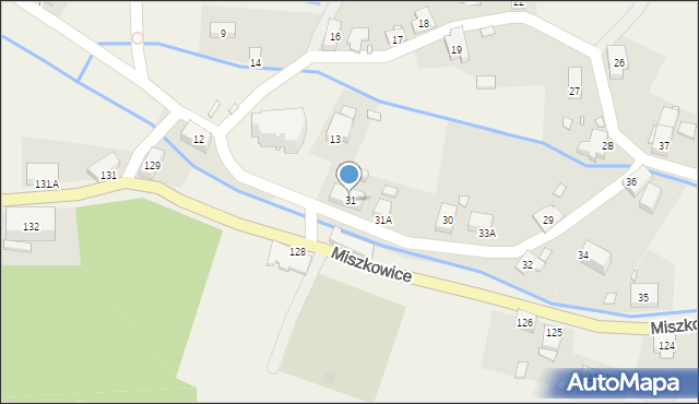 Miszkowice, Miszkowice, 31, mapa Miszkowice