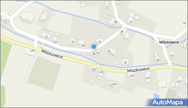 Miszkowice, Miszkowice, 32, mapa Miszkowice