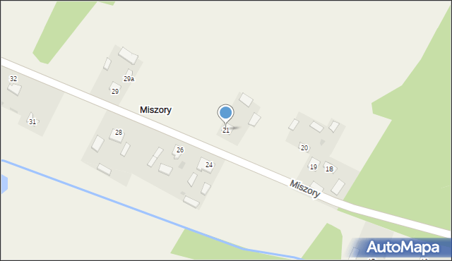 Miszory, Miszory, 21, mapa Miszory