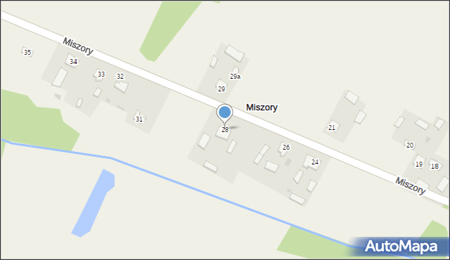 Miszory, Miszory, 28, mapa Miszory