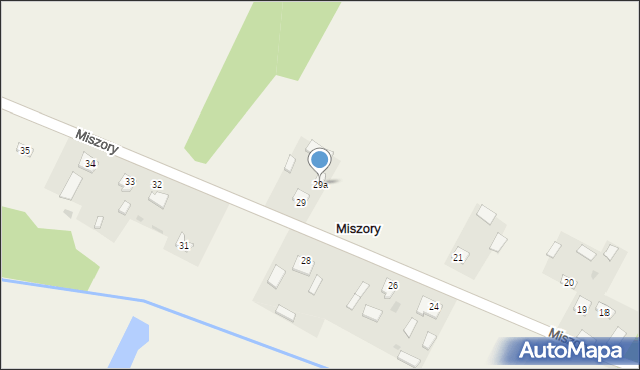 Miszory, Miszory, 29a, mapa Miszory
