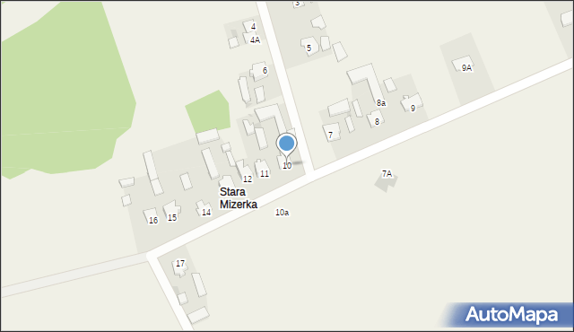 Mizerka, Mizerka, 10, mapa Mizerka