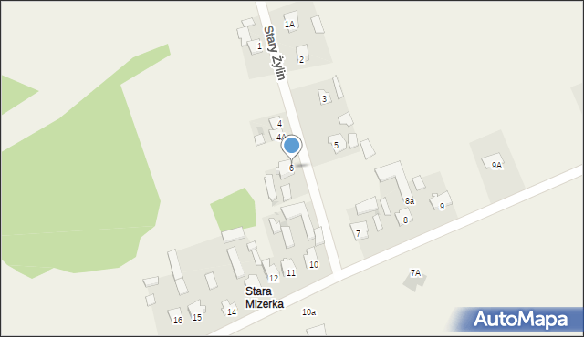 Mizerka, Mizerka, 6, mapa Mizerka