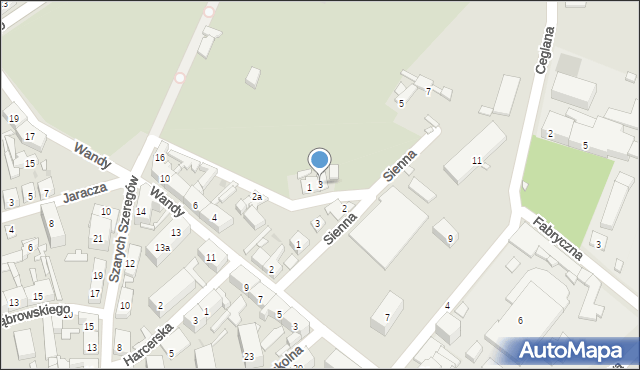 Nowa Sól, Miarki, 3, mapa Nowa Sól