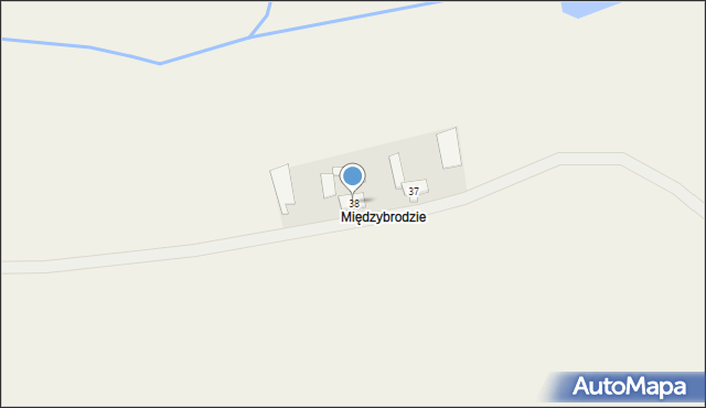 Nowa Wieś, Międzybrodzie, 38, mapa Nowa Wieś