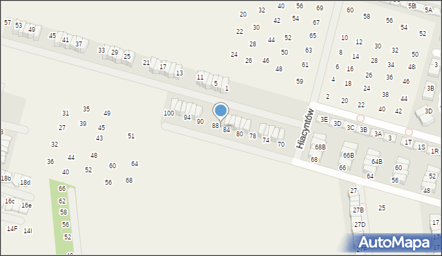 Nowa Wola, Mieczyków, 86, mapa Nowa Wola