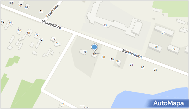 Nowe Sioło, Mickiewicza Adama, 86, mapa Nowe Sioło