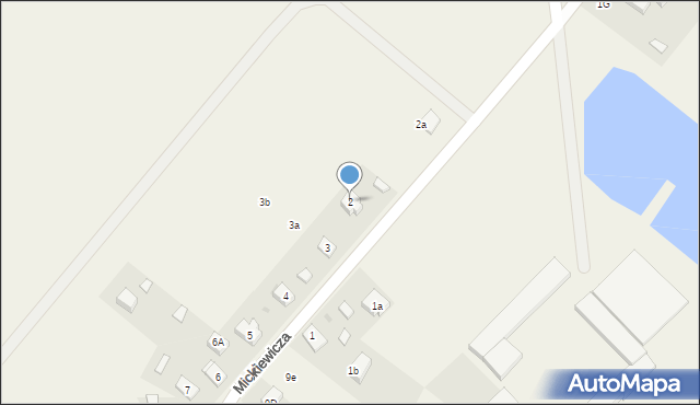 Nowy Dwór, Mickiewicza Adama, 2, mapa Nowy Dwór