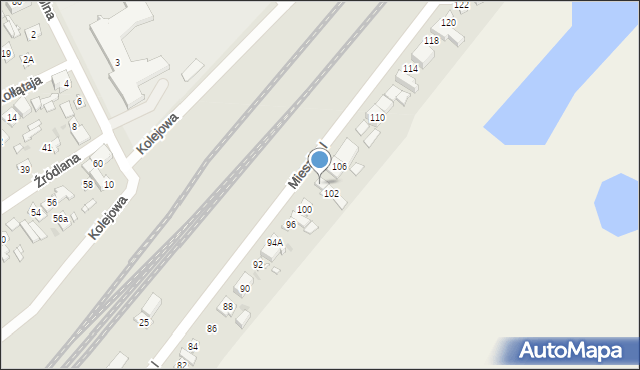 Nowy Dwór Mazowiecki, Mieszka I, 104, mapa Nowy Dwór Mazowiecki