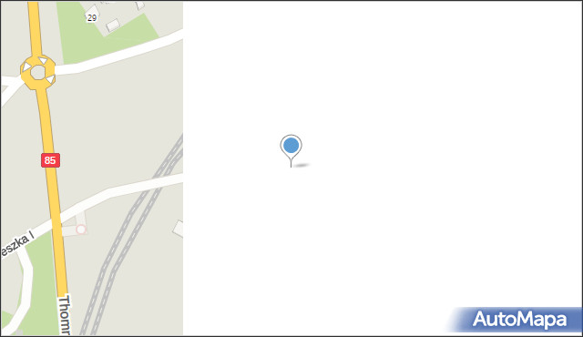 Nowy Dwór Mazowiecki, Mieszka I, 10A, mapa Nowy Dwór Mazowiecki