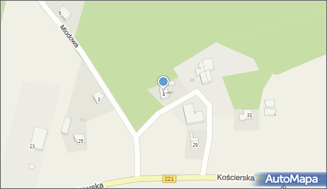 Nowy Klincz, Miodowa, 4, mapa Nowy Klincz