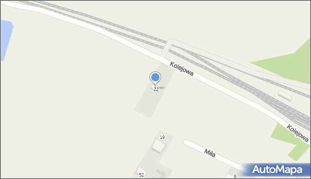 Olszewo-Borki, Miła, 22, mapa Olszewo-Borki