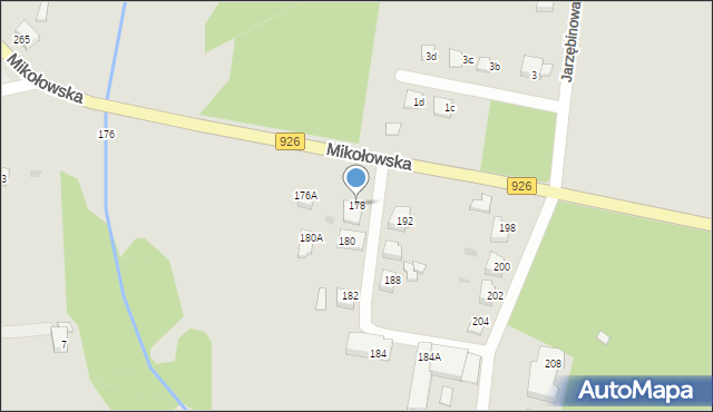 Orzesze, Mikołowska, 178, mapa Orzesze