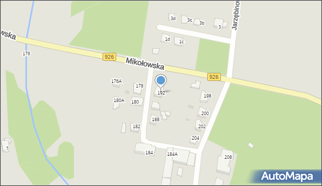 Orzesze, Mikołowska, 192, mapa Orzesze