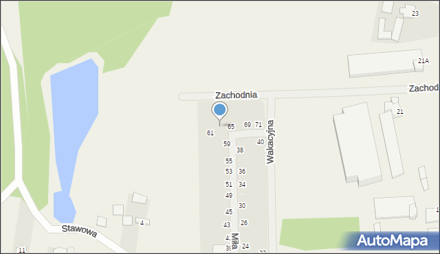 Osielsko, Miła, 63, mapa Osielsko