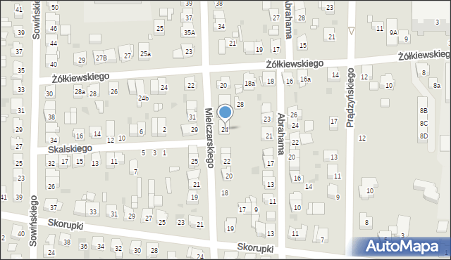 Ostrów Wielkopolski, Mielczarskiego Romualda, 24, mapa Ostrów Wielkopolski