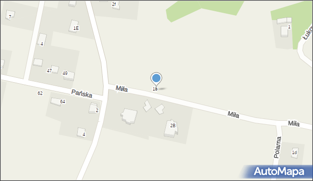 Pisarzowice, Miła, 1c, mapa Pisarzowice