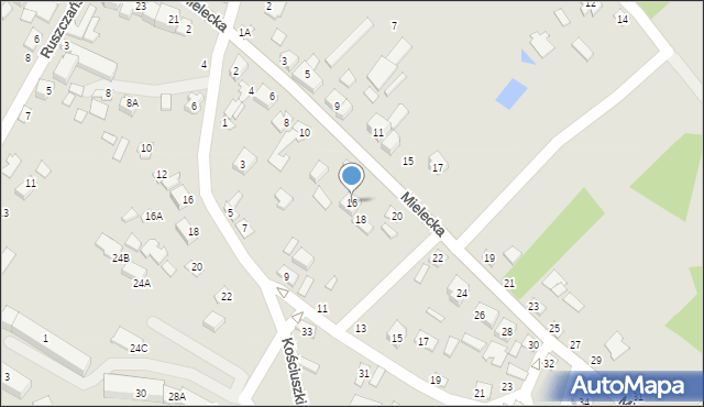 Połaniec, Mielecka, 16, mapa Połaniec