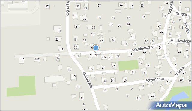 Przecław, Mickiewicza Adama, 29, mapa Przecław